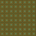 thumbnail image 1 of Ahgly Company Machine Washable Indoor Square Transitional Dark Yellow Green Area Rugs, 8' Square, 1 of 7