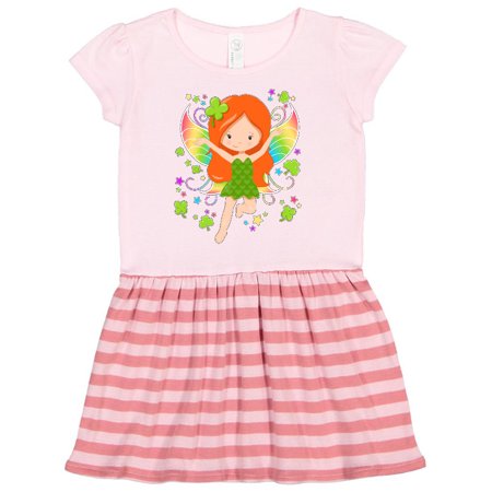 

Inktastic St. Patrick s Day Green Fairy Gift Toddler Girl Dress