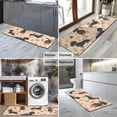 thumbnail image 2 of Dachshund and Flower Kitchen Rug Mat,Kitchen Runner Rugs Non Skid Washable,Decorative Kitchen Floor Mats for Kitchen,Sink,Laundry,17"X47", 2 of 5
