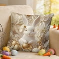 thumbnail image 5 of Djunllk Pillow Covers 18x18, Spring & Easter Cozy & Breathable Holiday Home Farmhouses Decorative Pillowcases, 5 of 6
