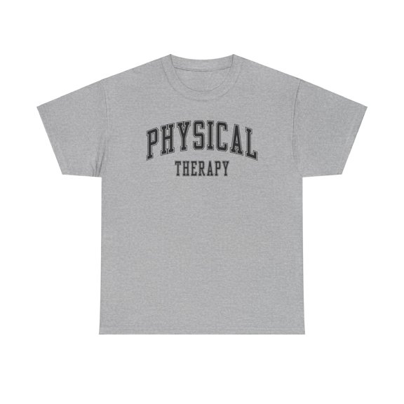 Physical Therapy Therapist PT Shirt Gifts Tshirt Crew Neck Short Sleeve
