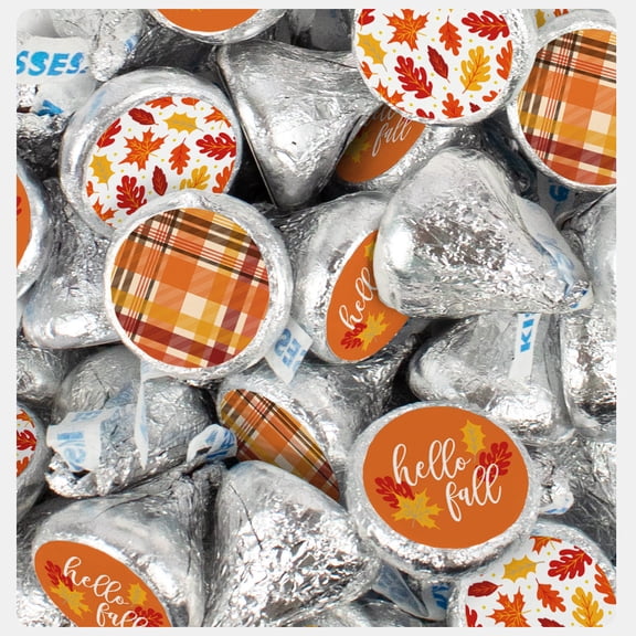 85 pcs Fall Candy Chocolate Hershey's Kisses (13.6oz) - Hello Fall