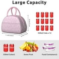 thumbnail image 5 of Insulated Lunch Bag Women, Reusable Axolotl Wallpapers Tote Lunch Box, Leakproof Cooler Lunch Bags for Work Office Travel Picnic, 5 of 6