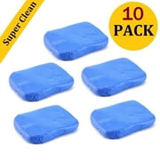 10pcs/Lot Clay Bar Kit Blue Magic Car Truck Clean Clay Bar Auto Detailing Cleaner Car Washer Magic Cleaning Tool