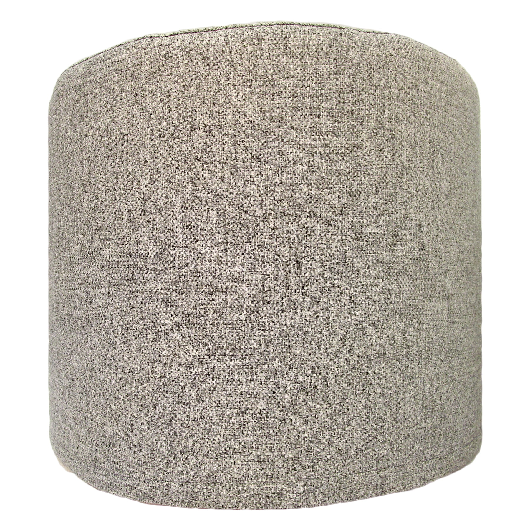 Better Homes & Gardens 20" Round Outdoor Pouf Ottoman, 1-Piece, Grey
