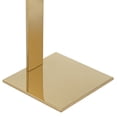 thumbnail image 4 of 55 Downing Street Hanna 10" Wide Gold and Acrylic Square Side Table, 4 of 8