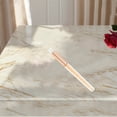 thumbnail image 4 of Unique Bargains 1 Pc Rhinestone Nose Brush for Bathroom Yellow Plastic Handle Nylon Hair, 4 of 5