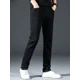 thumbnail image 5 of Pantalones vaqueros ajustados para hombre, pantalones vaqueros ajustados para hombre, ropa de trabajo, ajustados, informales, de talla grande, elásticos, clásicos, de lujo, 5 of 5