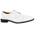 thumbnail image 6 of LIBERTYZENO Mens Finest Leather Lace Up Oxford Dress Shoes White 11, 6 of 8