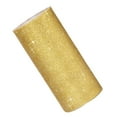 thumbnail image 6 of 6 Inch Sparkling Tulle Ribbon Roll Glitter Tulle Roll Tulle Spool, 25 Yards, Gold, 6 of 8