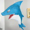 YW Shark Pinata 19.5 inches x 8 inches x 10.5 inches