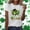 #140-White, variant on Ounisa St Patricks Day Shirt Women V Neck Funny St Paddys Day T-Shirt Irish Shamrock Gnomes Heart Graphic Short Sleeve Clover Tee