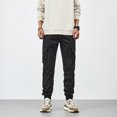 thumbnail image 2 of Cathalem Mens Cargo Pants Relaxed Fit Comfort Solutions Relaxed Fit Cargo Pants,Black 30, 2 of 5