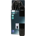 thumbnail image 3 of Philips 6-Outlet Surge Protector Power Strip, Braided, 4ft Cord, Flat Plug, 720 Joules, Black, 3 of 9