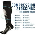 thumbnail image 4 of FREEAMG Funny Skull Compression Socks for Women and Men(2Pairs)-Best Support for Running, Athletic, Nursing, Travel, 4 of 7