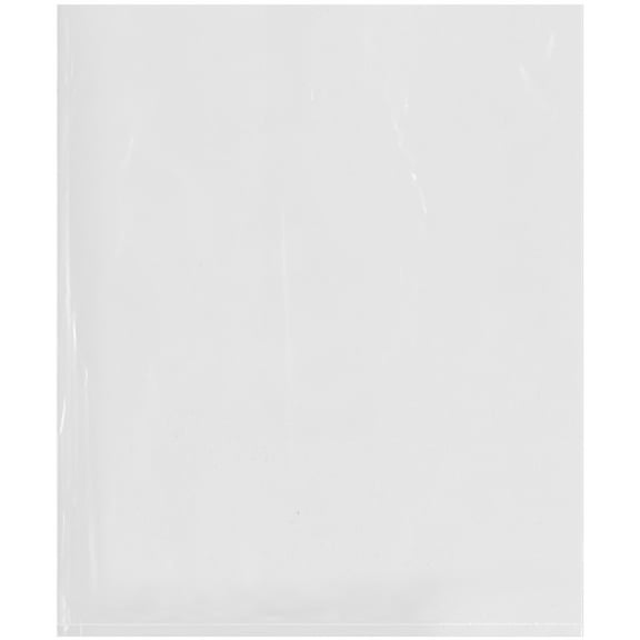 Plymor 10" x 12" (Case of 1,000), 4 Mil Flat Open Clear Plastic Poly Bags