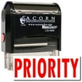 thumbnail image 1 of Large Self-Inking Priority Stamp with Blue Ink, 1 of 4