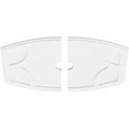 thumbnail image 2 of 32"W x 21 3/8"H x 3"ID x 17 1/4"C x 1"P Kailey Architectural Grade PVC Contemporary Ceiling Medallion, Two Piece, 2 of 11