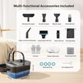 thumbnail image 2 of 7 in 1 Portable Steam Cleaner for Home with 1800W High Pressure, 15s Quick Heat-Up, 1600ML Large Tank, Handheld Steam Cleaner for Kitchen Upholstery, Tile, Car, Bathroom, Grout, Floor, 2 of 8