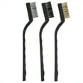 thumbnail image 3 of 3PCS Mini Wire Brush with Plastic Handle for Cleaning Tree Trunk Burr Bonsai Brush Garden Cleaning Tool, 3 of 7