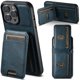 thumbnail image 3 of 适用iPhone15Pro苹果14插卡手机壳三星S23U支架A54谷歌索尼皮套 蓝色 iPhone13Pro, 3 of 4