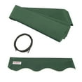 thumbnail image 1 of ALEKO Retractable Awning 6.5x5 Feet Fabric Replacement, Green Color, 1 of 3
