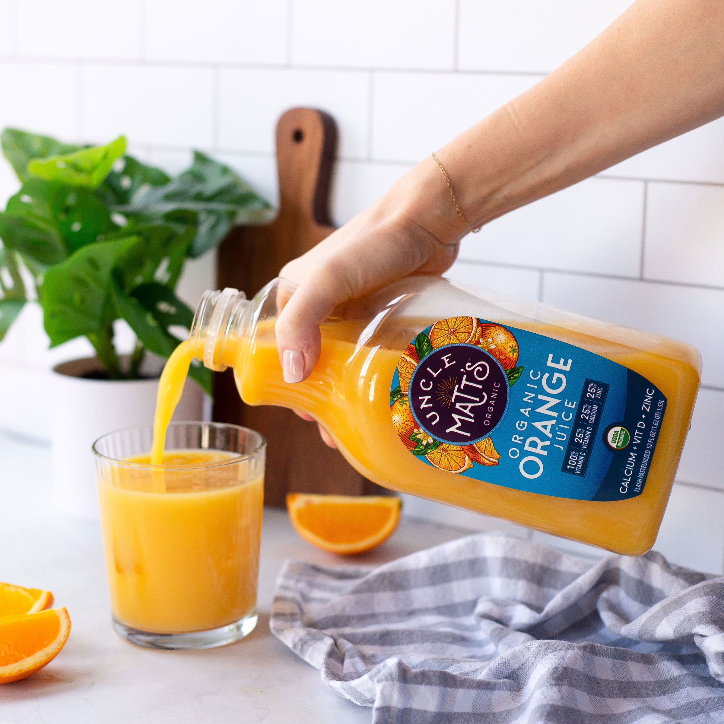 Uncle Matt's Organic Pure Organic Orange Juice with Calcium & Vitamin D + Zinc 52 fl Oz
