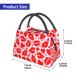thumbnail image 2 of Disketp Lips Kiss Bolsa Térmica Estampada, Bolsa Térmica Aislante para Almuerzo, Playa y Campamento, 2 of 6