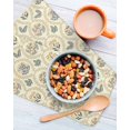 thumbnail image 3 of Yellow Flower Pattern Kitchen Dish Towels for Drying Dishes Set of 3, Vintage Botanical Floral Simple Yellow Waffle Weave Microfiber Hand Tea Bathroom Towels Quick Dry & Absorbent Towel 12x12, 3 of 7