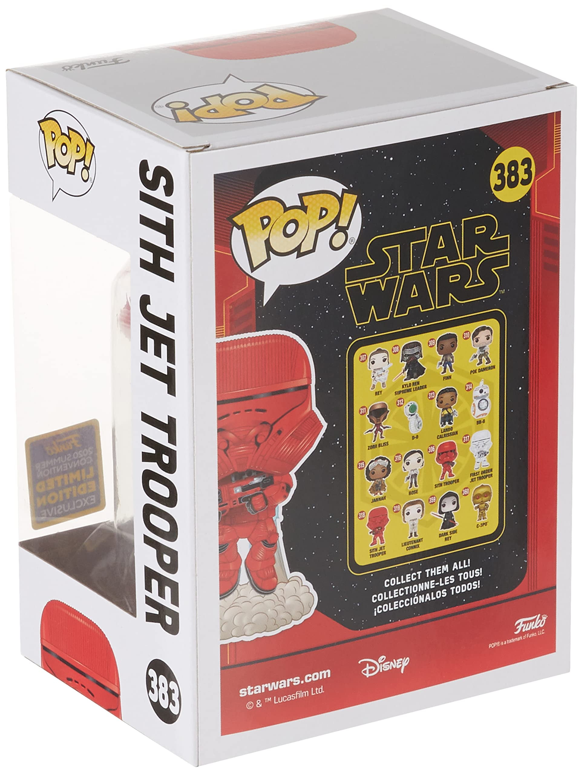 Funko Pop! Star Wars: Rise of Skywalker - Sith Jet Trooper, Summer