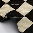 thumbnail image 2 of JML Non-Slip MicrofiberFabric & Rubber Doormat - Soft Entryway Rug for Home/Office (16"x24") - Easy Clean Door Mat for Indoor/Outdoor Use, Black And White Checkerboard, 2 of 6