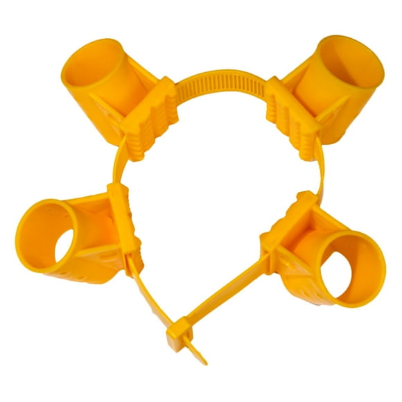 BEADCEST 5pcs Tree Fixator Tree Fixing Cup Yellow Nylon for Garden Trees Outdoor Landscaping Projects