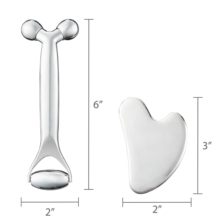 Equate Gua Sha and Face Roller Set, 2 Piece photo 6