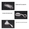 thumbnail image 4 of TIMIFIS Keychain Holder Outdoor Portable Travel Empty Bottles for 30ml Kitchen Appliances, 4 of 6