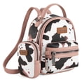 thumbnail image 5 of Wrangler Mini Backpack Cute Cow Print Backpack Purse for Women, Pink, 5 of 7