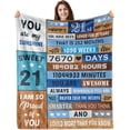 thumbnail image 1 of LHSHID Birthday Blanket Gifts for 21 Year Old Boys and Girls 30x40in, 1 of 6