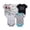 Light Blue, variant on Ruyang 5 Piece Bodysuits for Baby Girls Short Sleeved Print Cute Romper Toddler Soft Breathable Summer Fall Crawling Suit
