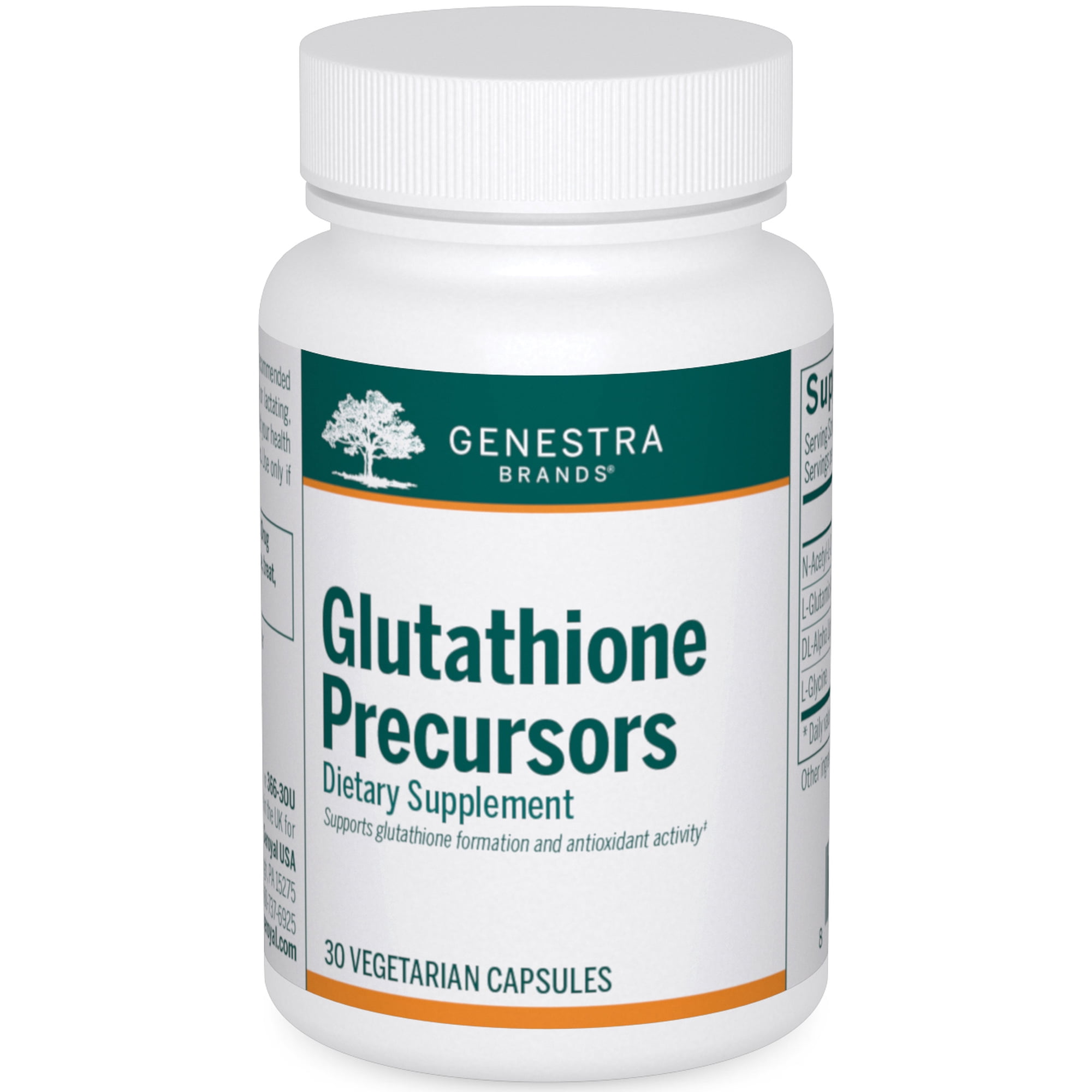 Genestra Brands - Glutathione Precursors - Antioxidant Support Supplement - 30 Capsules