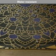 thumbnail image 6 of Ambesonne Mandala Place Mats Set of 4, Lotus Inspired Design, Standard Size, Navy Blue Yellow, 6 of 6