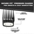 thumbnail image 3 of 8-Pack Wahl Clipper Guards with Metal Clip - Cutting Guides, 3 of 5