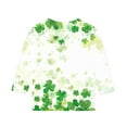 thumbnail image 4 of POTETI St Pattys Shirt Women,Girls Short Sleeve Crew Neck St. Patrick's Day Print T-shirt Tops, 4 of 5