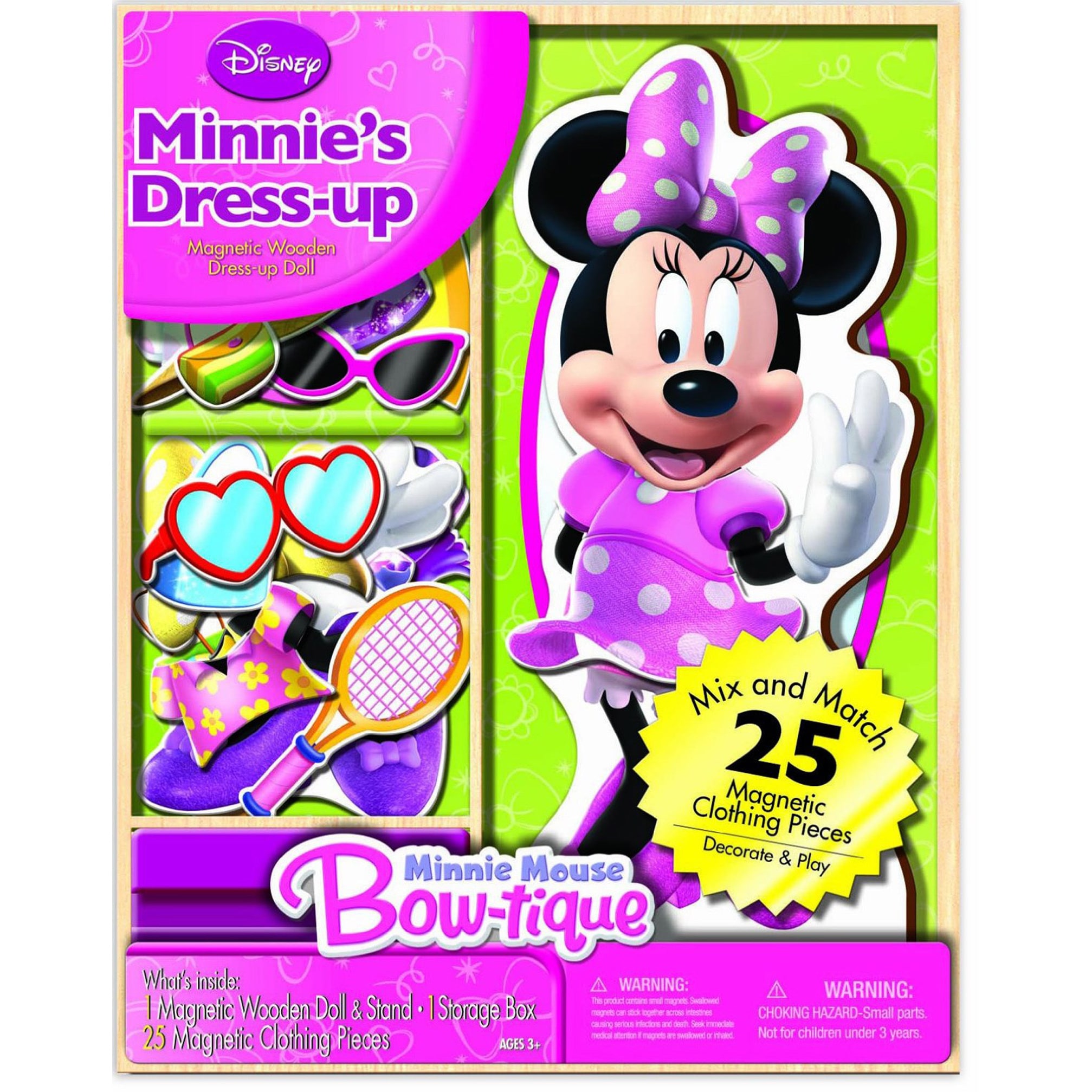 minnie mouse magnetic dress up