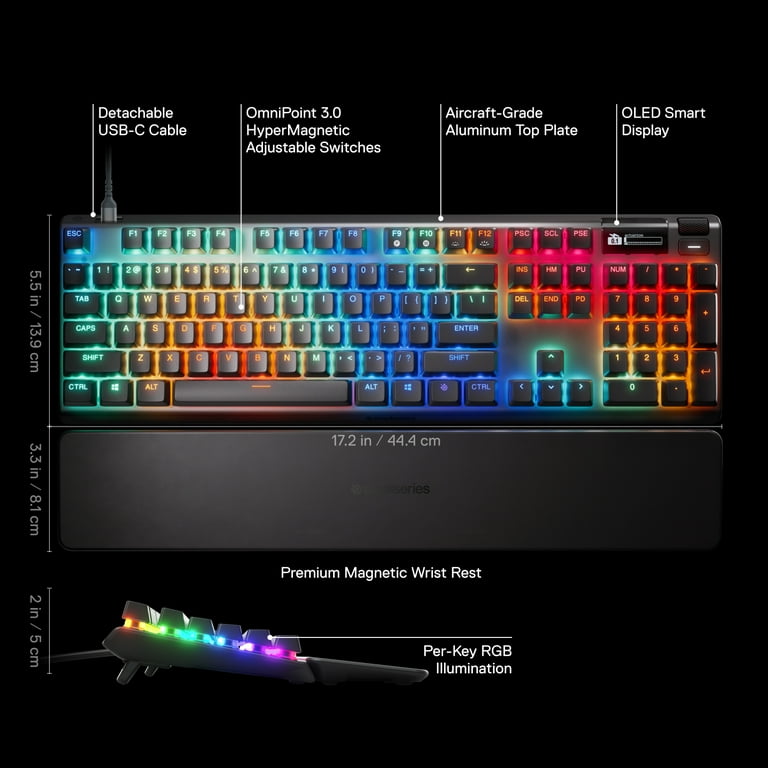 【新品未開封】steelseries Apex Pro Gen 3 Apex Pro Gen 3 - US