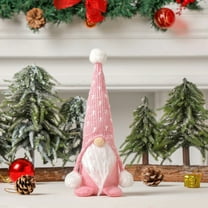 AuroraX Vintage Decorations Pink Christmas Ornaments , Decorative Gnomes Ornaments , Girl Room Table Bedroom Car Decor