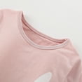 thumbnail image 6 of Little hand Little Girls'Long Sleeve Tee Shirt Rabbit Cotton Casual Crewneck Graphic Tops T-Shirts Pink 4-10T, 6 of 6