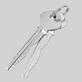 thumbnail image 4 of Fence Gate Old Style Exterior Lock Anti-theft Door Lock Mechanical Latch Lock, 4 of 8