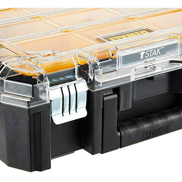 DEWALT Small Parts Storage Organizer 2 Compartments - Clear Lid