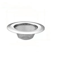 Rbaofujie Outdoor Kitchen Sink Stainless Steel Filter Screen Bathroom Hair Garbage Sewer Sink Filter Screen Non Clogged Cover Plug Kitchen Sink Cover Silver
