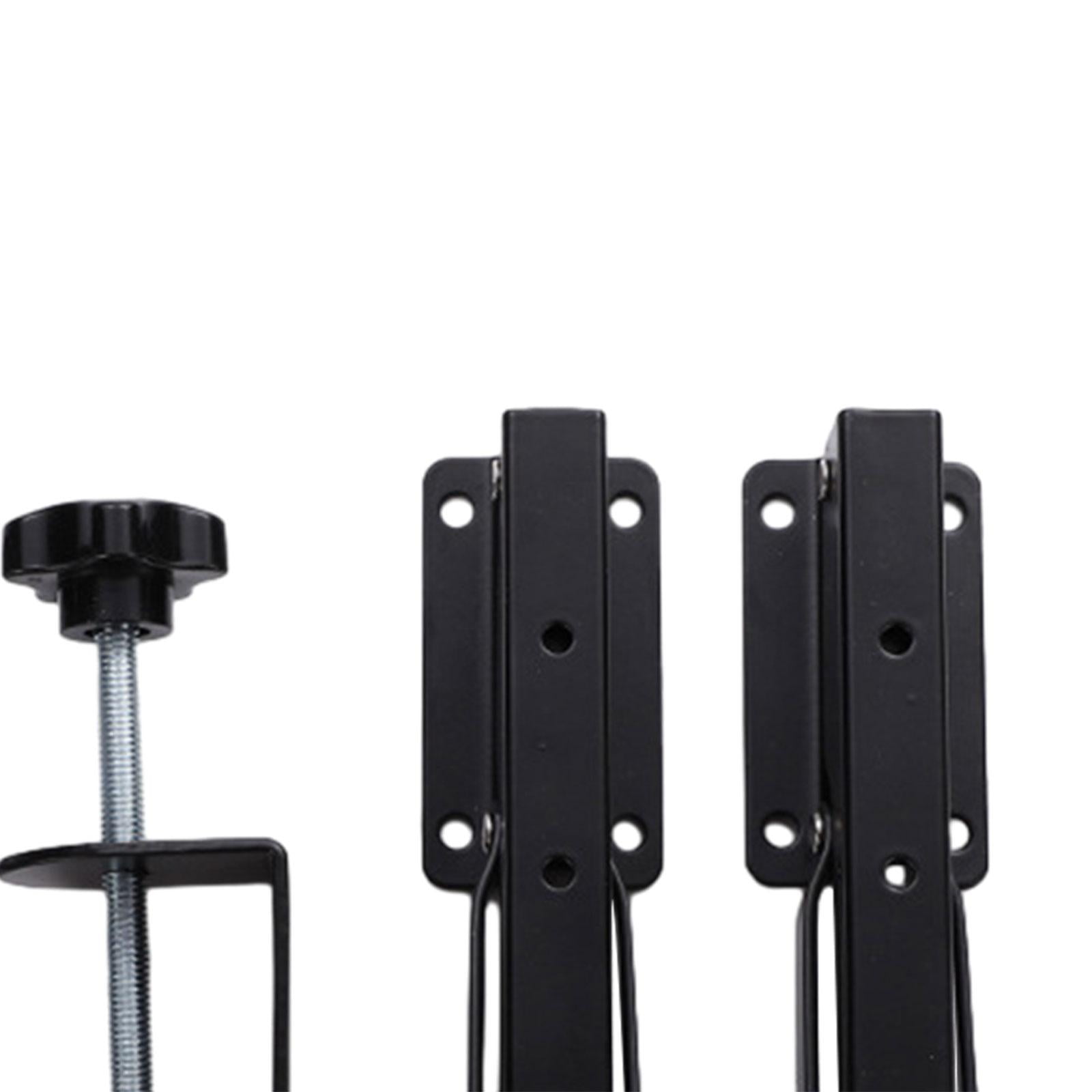 Rushawy Keyboard Tray Clamp Mount 0.5-9.5cm Adjustable Height Computer Drawer for Typing