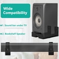 thumbnail image 3 of Soporte de pared para barra de sonido WALI Universal SLK202, negro, 3 of 8